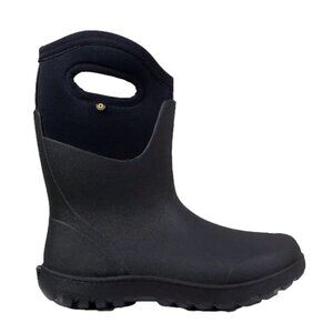 BOGS Mens Size 10.5 Neo-Classic Mid Black Insulated -50 Winter Boots Woman 12